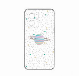 Husa BestCase Compatibila Cu OPPO A57s Universe Planets 2MM Clear Transparent c-TR 468 