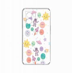 Husa BestCase Compatibila Cu OPPO A77 4G Universe Planets UFO 2MM Clear Transparent c-TR 473 