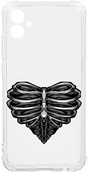 Husa BestCase Compatibila Cu Samsung Galaxy A04e 4G Skeleton Heart 1.5MM Slim Anti Shock AS 1024 