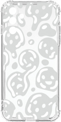 Husa BestCase Compatibila Cu Samsung Galaxy A04s Gray Acid Smiley 1.5MM Slim Anti Shock AS 1000 