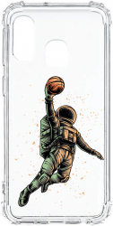 Husa BestCase Compatibila Cu Samsung Galaxy A40 Astronaut Basketball 1.5MM Slim Anti Shock AS 1003 