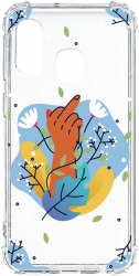 Husa BestCase Compatibila Cu Samsung Galaxy A20e Flowers FCK 1.5MM Slim Anti Shock AS 1020 