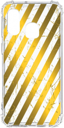 Husa BestCase Compatibila Cu Samsung Galaxy A20e Golden Stripes 1.5MM Slim Anti Shock AS 1055 