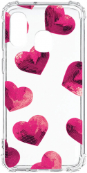Husa BestCase Compatibila Cu Samsung Galaxy A20e Heart Pattern 1.5MM Slim Anti Shock AS 987