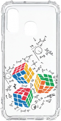 Husa BestCase Compatibila Cu Samsung Galaxy A20e Rubik Cube 1.5MM Slim Anti Shock AS 994