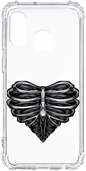 Husa BestCase Compatibila Cu Samsung Galaxy A20e Skeleton Heart 1.5MM Slim Anti Shock AS 1024 
