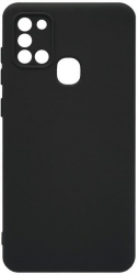 Husa BestCase Compatibila Cu Samsung Galaxy A21s Slim 1.2MM Slim Microfibra in interior Premium Soft Silicon Negru 