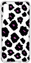 Husa BestCase Compatibila Cu Samsung Galaxy A50 Burgundy Leopard Pattern 1.5MM Slim Anti Shock AS 1040 