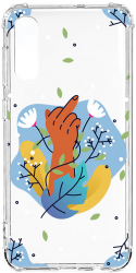 Husa BestCase Compatibila Cu Xiaomi Redmi 9A / Redmi 9AT Flowers FCK 1.5MM Slim Anti Shock AS 1020 
