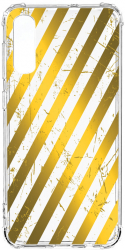 Husa BestCase Compatibila Cu Xiaomi Redmi 9A / Redmi 9AT Golden Stripes 1.5MM Slim Anti Shock AS 1055 