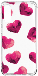 Husa BestCase Compatibila Cu Xiaomi Redmi 9A / Redmi 9AT Heart Pattern 1.5MM Slim Anti Shock AS 987 