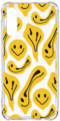Husa BestCase Compatibila Cu Xiaomi Redmi 9A / Redmi 9AT Yellow Acid Smiley 1.5MM Slim Anti Shock AS 1052 