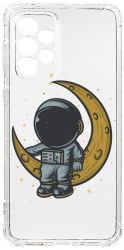 Husa BestCase Compatibila Cu Samsung Galaxy A23 5G Astronaut on Moon 1.5MM Slim Anti Shock AS 997 