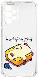 Husa BestCase Compatibila Cu Samsung Galaxy A23 5G Im Sick Of Everything 1.5MM Slim Anti Shock AS 999 