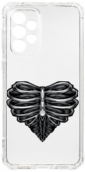 Husa BestCase Compatibila Cu Samsung Galaxy A23 5G Skeleton Heart 1.5MM Slim Anti Shock AS 1024 