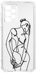 Husa BestCase Compatibila Cu Samsung Galaxy A23 5G Woman Lineart 1.5MM Slim Anti Shock AS 1062 