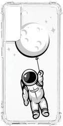 Husa BestCase Compatibila Cu Samsung Galaxy S21 Astronaut 1.5MM Slim Anti Shock AS 996 