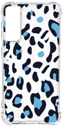Husa BestCase Compatibila Cu Samsung Galaxy S21 Blue Leopard Pattern 1.5MM Slim Anti Shock AS 1032 
