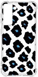 Husa BestCase Compatibila Cu Samsung Galaxy S21 Blue Leopard Pattern 1.5MM Slim Anti Shock AS 1039 