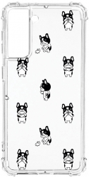 Husa BestCase Compatibila Cu Samsung Galaxy S21 Bulldog Pattern 1.5MM Slim Anti Shock AS 1043 