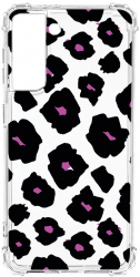 Husa BestCase Compatibila Cu Samsung Galaxy S21 Burgundy Leopard Pattern 1.5MM Slim Anti Shock AS 1040 