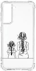 Husa BestCase Compatibila Cu Samsung Galaxy S21 Mom And Daughter 1.5MM Slim Anti Shock AS 1048 