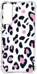 Husa BestCase Compatibila Cu Samsung Galaxy S21 Plus Pink Leopard Pattern 1.5MM Slim Anti Shock AS 1033 