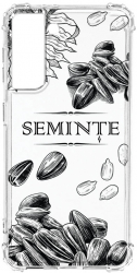 Husa BestCase Compatibila Cu Samsung Galaxy S21 Seminte 1.5MM Slim Anti Shock AS 1068 