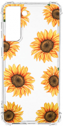Husa BestCase Compatibila Cu Samsung Galaxy S21 Sun Flower 1.5MM Slim Anti Shock AS 1069 