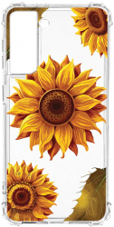 Husa BestCase Compatibila Cu Samsung Galaxy S21 Sun Flower 1.5MM Slim Anti Shock AS 1070 
