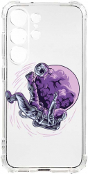 Husa BestCase Compatibila Cu Samsung Galaxy S23 Ultra Astronaut Football 1.5MM Anti Shock AS 833 