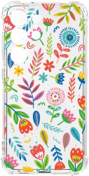 Husa BestCase Compatibila Cu Samsung Galaxy S23 Ultra Happy Flowers 1.5MM Anti Shock AS 756 