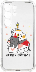 Husa BestCase Compatibila Cu Samsung Galaxy S23 Ultra Merry Catmas 1.5MM Anti Shock AS 878 