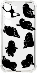Husa BestCase Compatibila Cu Samsung Galaxy S23 Ultra Oversize Pattern 1.5MM Slim Anti Shock AS 1044 