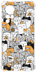 Husa BestCase Compatibila Cu Xiaomi 12 Pro Cat Pattern 1.5MM Slim Anti Shock AS 1030 