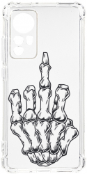 Husa BestCase Compatibila Cu Xiaomi 12 Pro Skeleton Hand FU 1.5MM Slim Anti Shock AS 965 