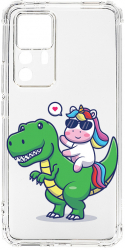 Husa BestCase Compatibila Cu Xiaomi 12T Dino Rider Unicorn 1.5MM Slim Anti Shock AS 993 