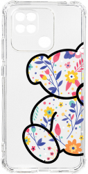 Husa BestCase Compatibila Cu Xiaomi Redmi 10C Flower Teddy Bear 1.5MM Slim Anti Shock AS 983 