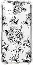 Husa BestCase Compatibila Cu Xiaomi Redmi Note 11s 4G Black Roses 1.5MM Slim Anti Shock AS 1045 
