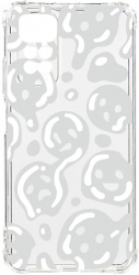 Husa BestCase Compatibila Cu Xiaomi Redmi Note 11s 4G Gray Acid Smiley 1.5MM Slim Anti Shock AS 1000 