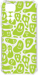 Husa BestCase Compatibila Cu Xiaomi Redmi Note 11s 4G Green Acid Smiley 1.5MM Slim Anti Shock AS 1051 