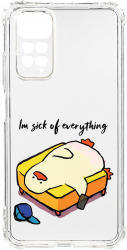 Husa BestCase Compatibila Cu Xiaomi Redmi Note 11s 4G Im Sick Of Everything 1.5MM Slim Anti Shock AS 999 
