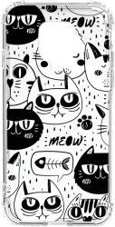 Husa BestCase Compatibila Cu Xiaomi Redmi Note 9 Pro Cool Cats 1.5MM Slim Anti Shock AS 1029 