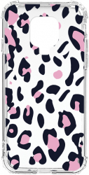Husa BestCase Compatibila Cu Xiaomi Redmi Note 9S Pink Leopard Pattern 1.5MM Slim Anti Shock AS 1033 