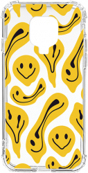 Husa BestCase Compatibila Cu Xiaomi Redmi Note 9 Pro Yellow Acid Smiley 1.5MM Slim Anti Shock AS 1052 