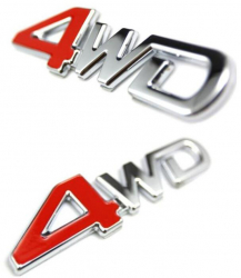 Sticker metal 4WD Offroad 4 x 4 Suzuki Grand Vitara 2016 Swift SX4 Jimny Honda CRV Accord Civic 2006-2011 