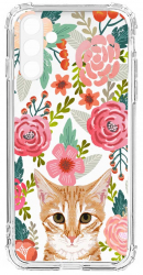 Husa Bestcase comp cu Samsung Galaxy A14 5G Cat and Flowers Anti Shock AS 638 