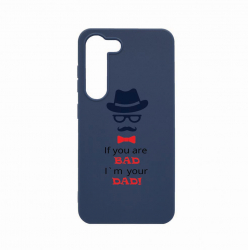 Husa Bestcase comp cu Samsung Galaxy S23 Plus Bad Dad 0.8MM Slim Alaskan Blue AB 53