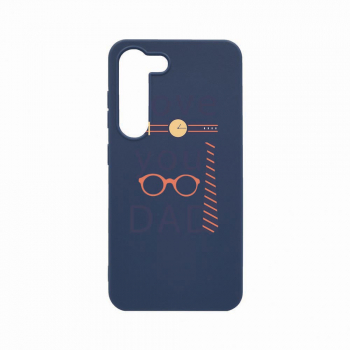 Husa Bestcase comp cu Samsung Galaxy S23 Plus Love You Dad 0.8MM Slim Alaskan Blue AB 795 