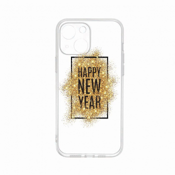 Husa BestCase Compatibila Cu Apple iPhone 14 Happy New Year 2MM Clear Transparent c-TR 355 